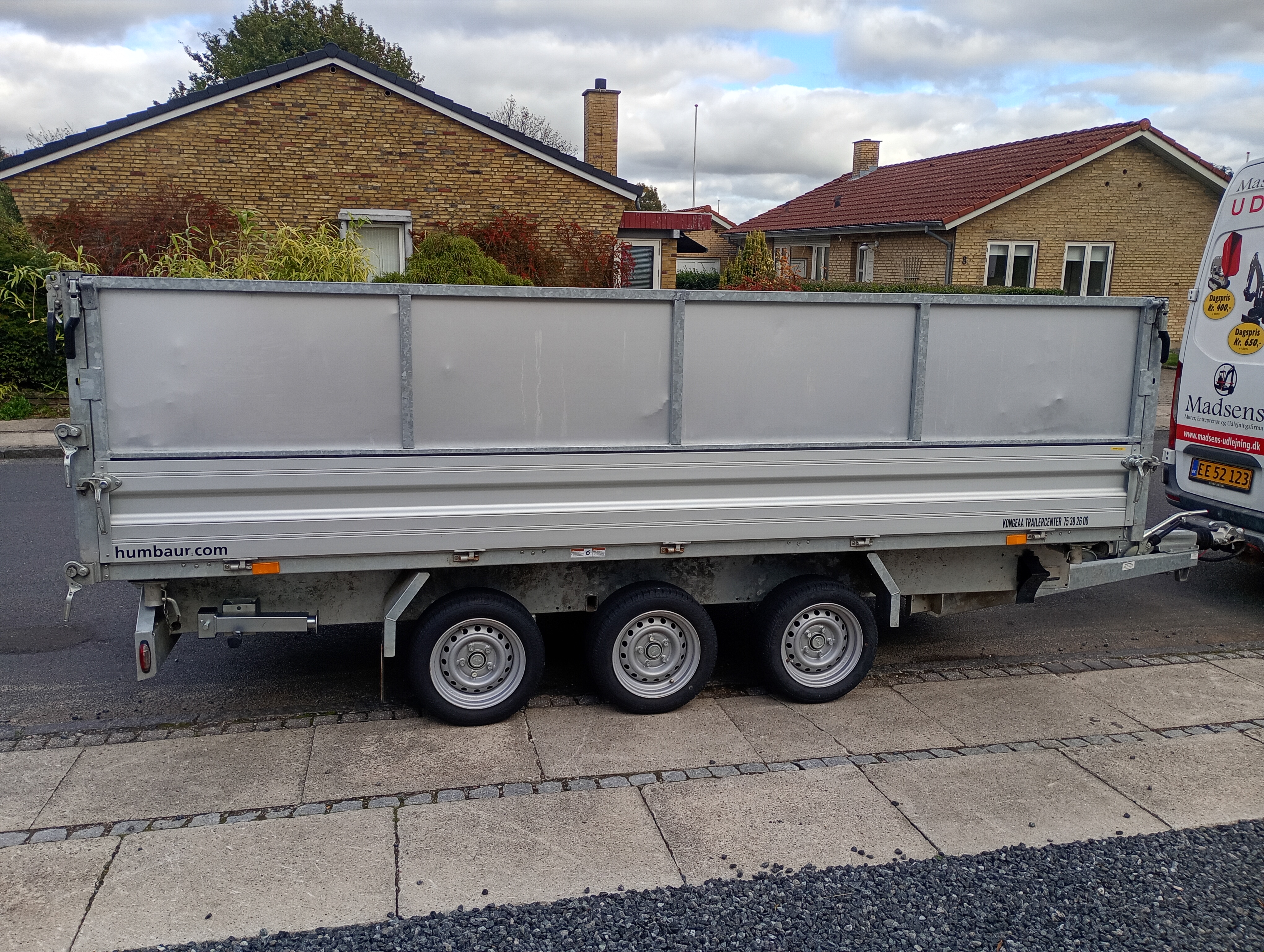3500kgs tiptrailer med høje sider  thumbnail 1
